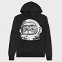 Space Cat Astronaut 1, Hanorac Oversize Barbati (Unisex)