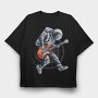 Space Guitar Astronaut, Tricou Oversize Barbati (Unisex)