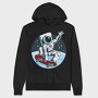 Space Skate Astronaut, Hanorac Oversize Barbati (Unisex)