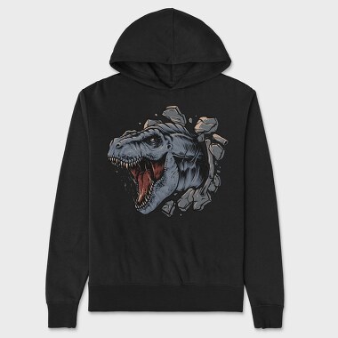 T Rex Roar 1, Hanorac Oversize Barbati (Unisex)
