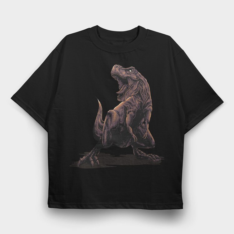 T Rex Roar 3, Tricou Oversize Barbati (Unisex)