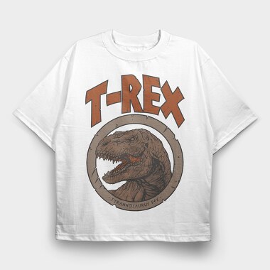 T Rex Roar, Tricou Oversize Barbati (Unisex)