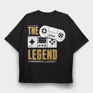 The Legend, Tricou Oversize Barbati (Unisex)