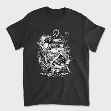 Tuna Anchor Hunt, Tricou Barbati (Unisex)