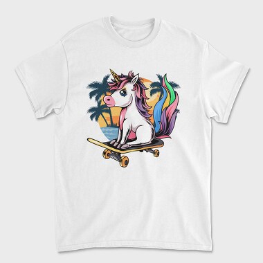 Unicorn Skate Palm, Tricou Barbati (Unisex)