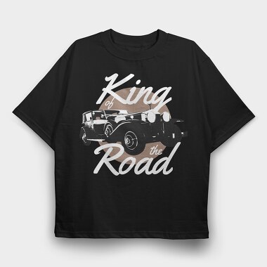 Vintage Car Of The, Tricou Oversize Barbati (Unisex)