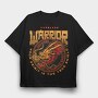 Warrior Dragon Shield, Tricou Oversize Barbati (Unisex)