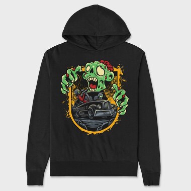 Zombie Road Trip, Hanorac Oversize Barbati (Unisex)