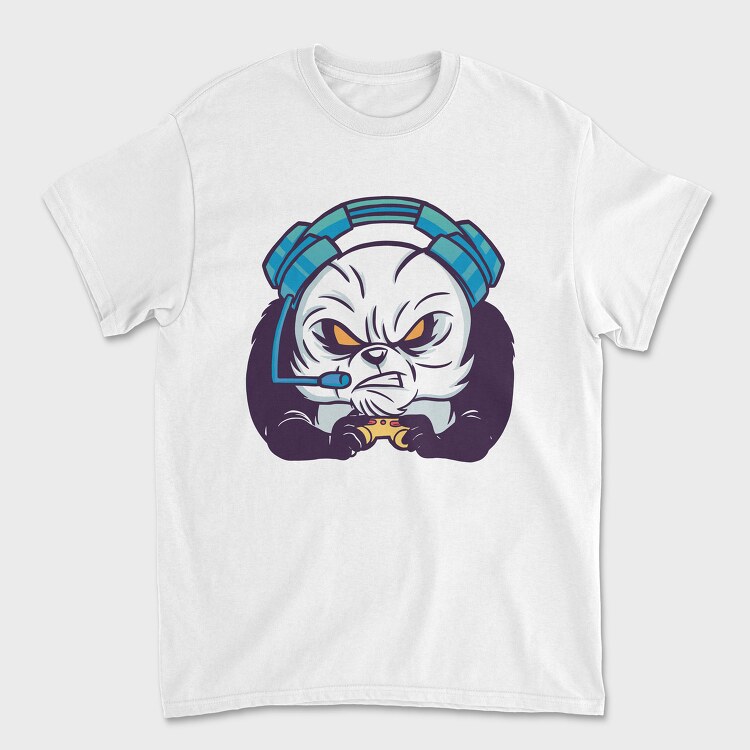 Panda Gamer, Tricou Barbati (Unisex)