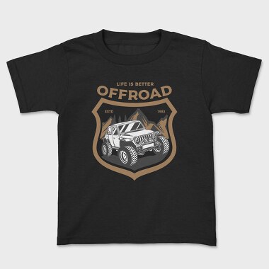 Tricou Copii, Off Road Jeep 1