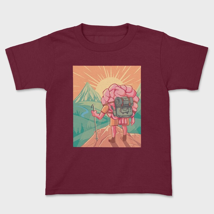 Hiking Brain, Tricou Copii