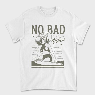 No Bad Vibes, Tricou Barbati (Unisex)