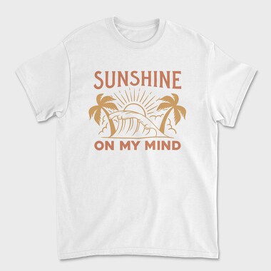 Sunshine on My Mind, Tricou Barbati (Unisex)