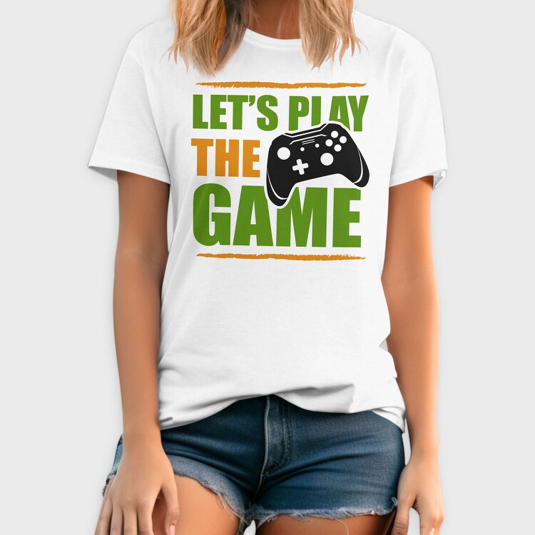 Lets Play Game, Tricou Barbati (Unisex)