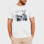 Lets Ride Scooter, Tricou Barbati (Unisex)