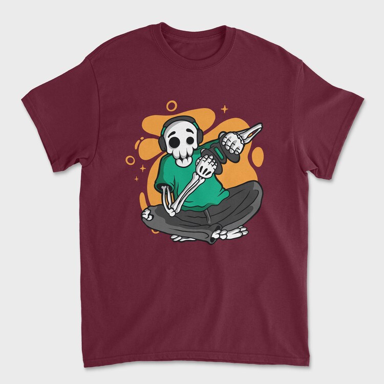 Gamer Skeleton, Tricou Barbati (Unisex)