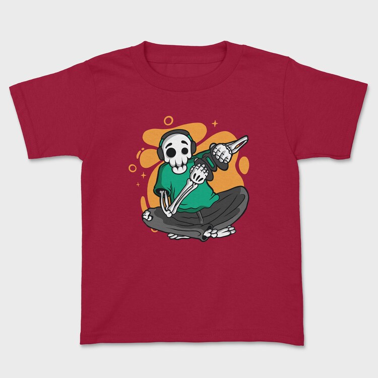 Gamer Skeleton, Tricou Copii