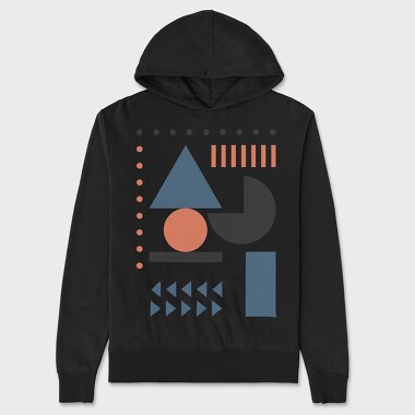 Boho Abstract 24, Hanorac Oversize Barbati (Unisex)