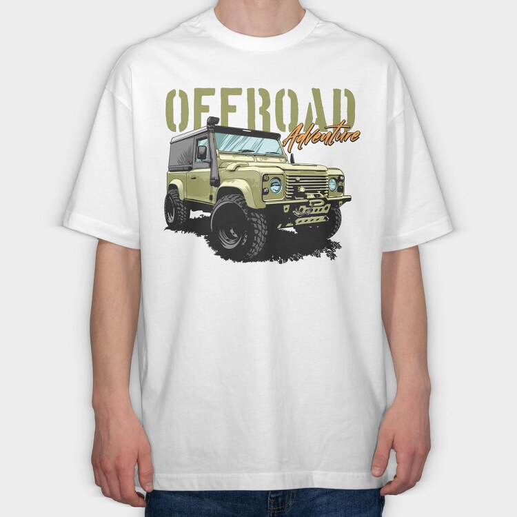 Offroad Adventure 2, Tricou Oversize Barbati (Unisex)