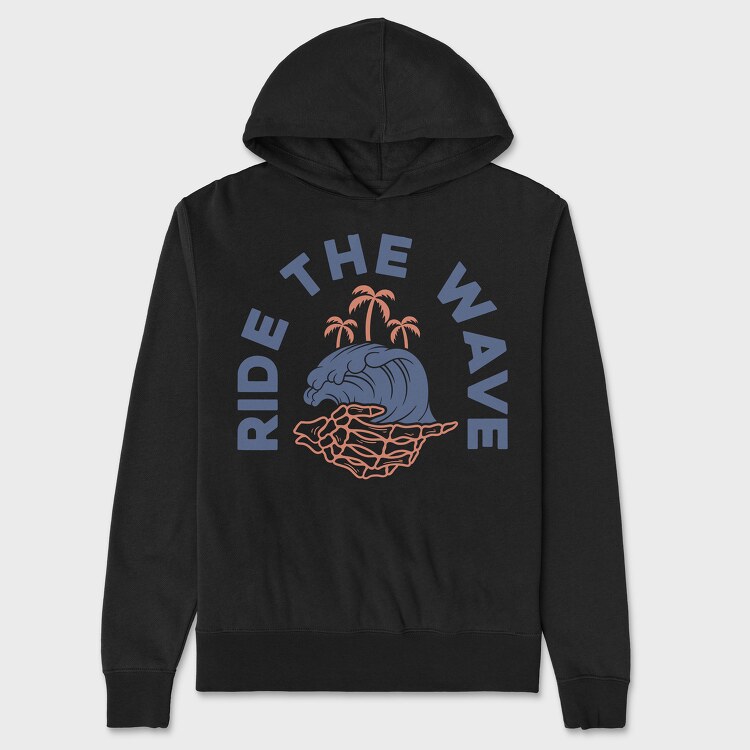 Ride the Wave, Hanorac Oversize Barbati (Unisex)