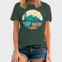 Camping Illustration 9, Tricou Barbati (Unisex)