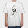 Skull Moon Ritual, Tricou Oversize Barbati (Unisex)