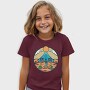 Camping Illustration, Tricou Copii