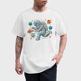 Astronaut Painting, Tricou Barbati (Unisex)