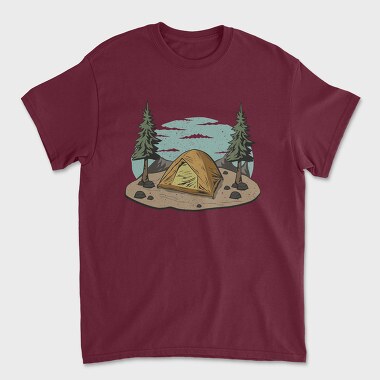 Retro Nature Outdoor 5, Tricou Barbati (Unisex)