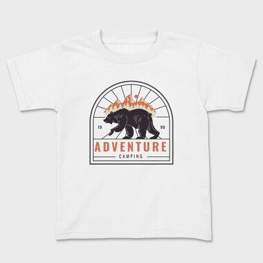 Adventure Camping Bear, Tricou Copii