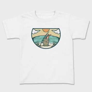 Tricou Copii, Bass Fishing Illustration 3