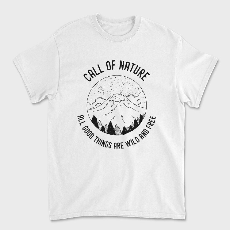 Call of Nature, Tricou Barbati (Unisex)