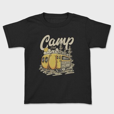 Camp Club With Camp Trailer in the Wild, Tricou Copii