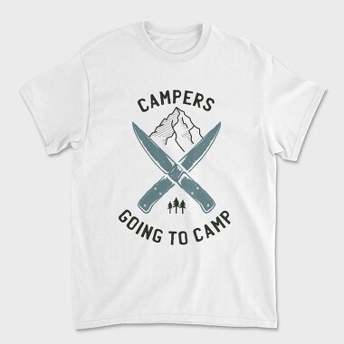 Campers Going Camp, Tricou Barbati (Unisex)