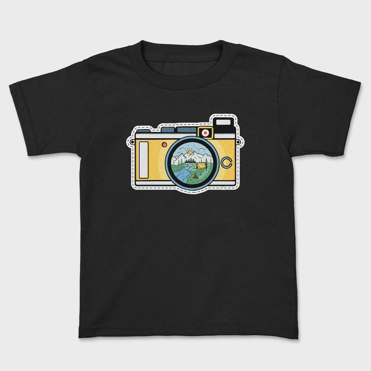 Tricou Copii, Camping Camera