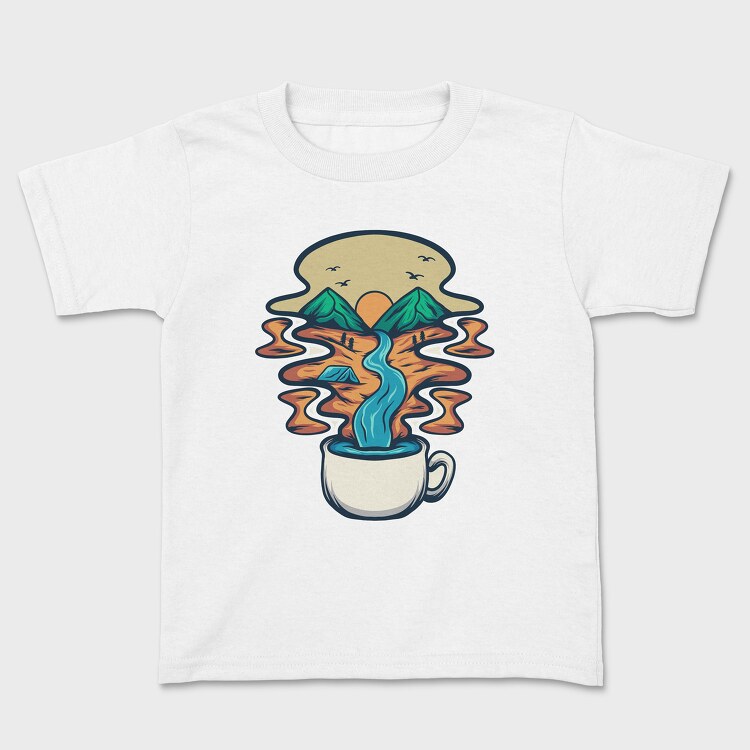 Camping Illustration 2, Tricou Copii