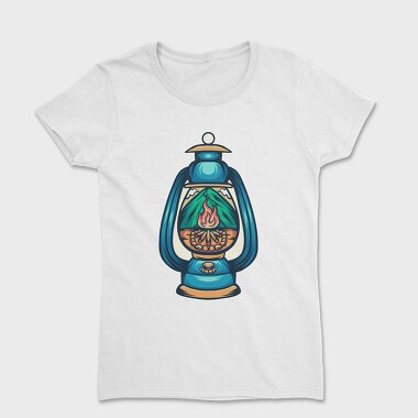 Camping Illustration 3, Tricou Femei