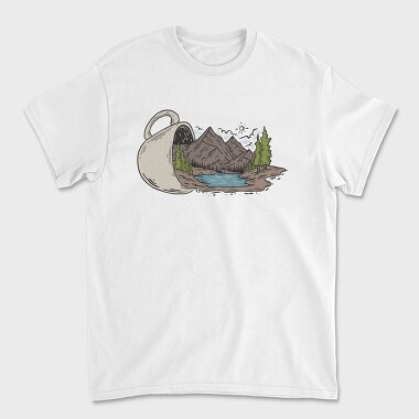 Coffee Landscape, Tricou Barbati (Unisex)