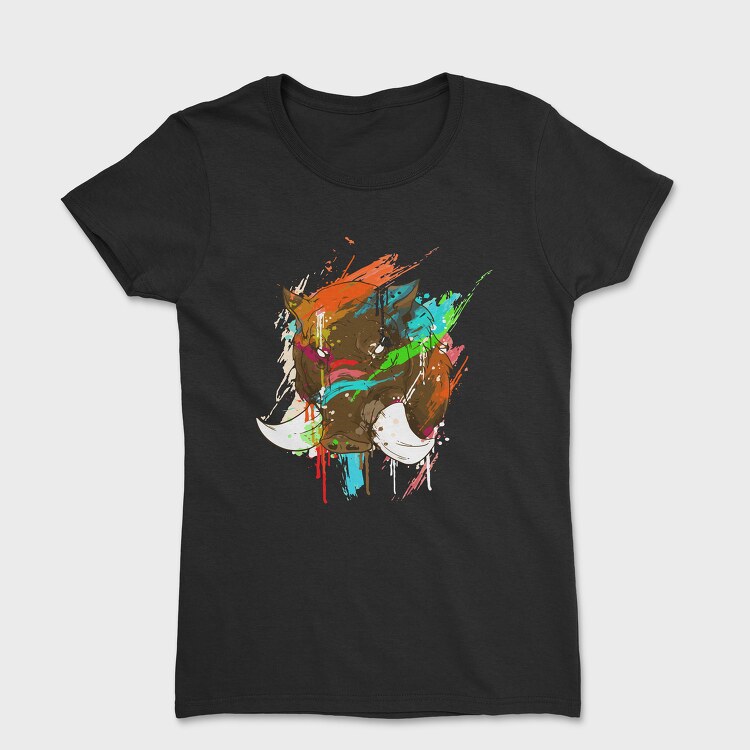 Colorful Boar, Tricou Femei