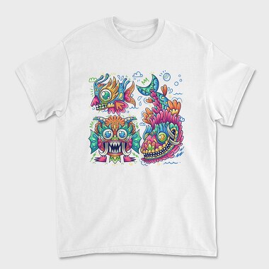 Colorful Creature 35, Tricou Barbati (Unisex)