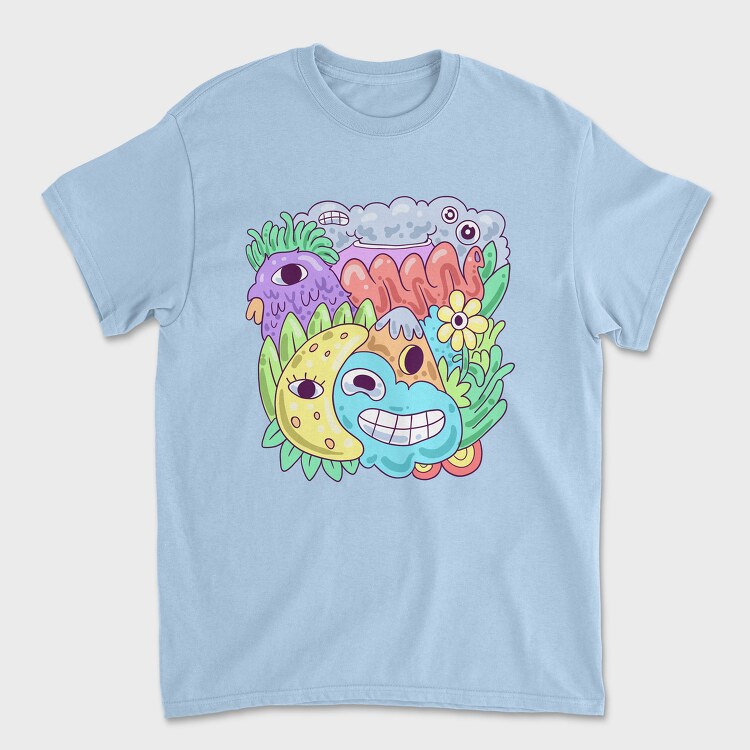 Colorful Creature 40, Tricou Barbati (Unisex)