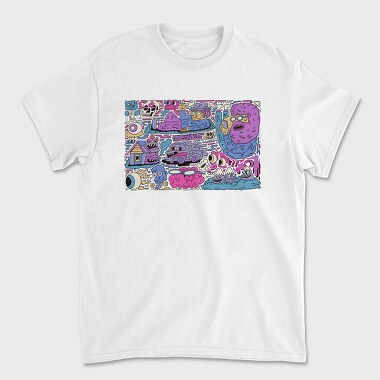 Colorful Mmonsters Collage 1, Tricou Barbati (Unisex)