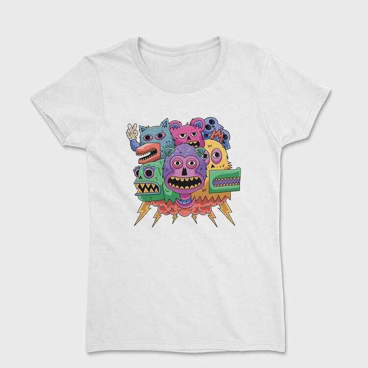 Colorful Monsters, Tricou Femei