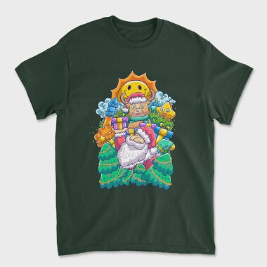 Colorful Santa, Tricou Barbati (Unisex)