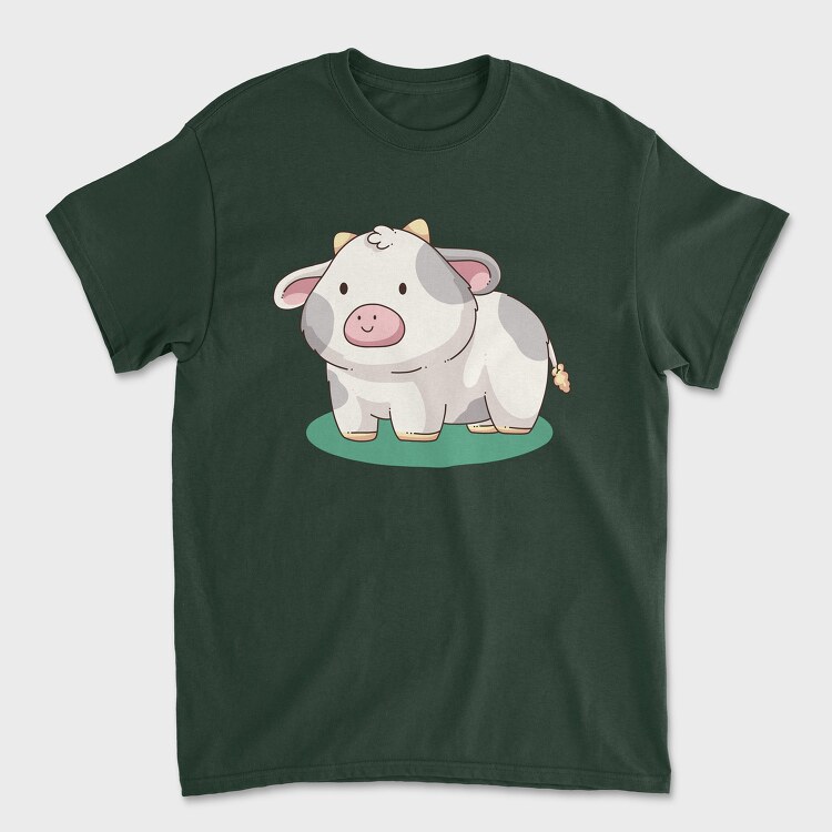 Tricou Barbati (Unisex), Cute Cow