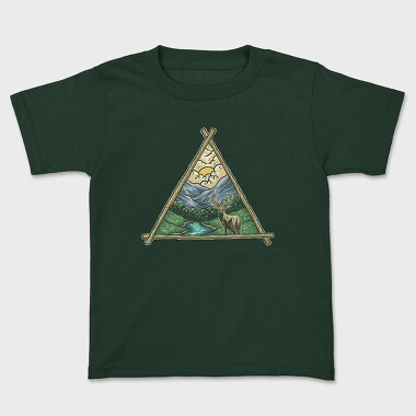 Deer Triangle Landscape, Tricou Copii