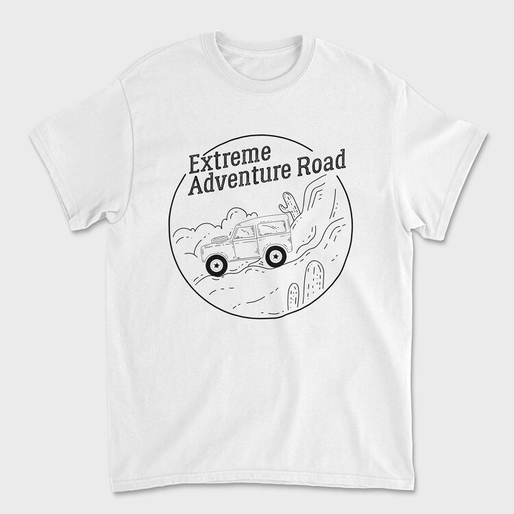 Extreme Adventure Road, Tricou Barbati (Unisex)