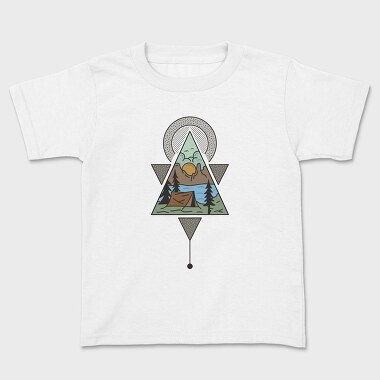 Geometric Camping, Tricou Copii