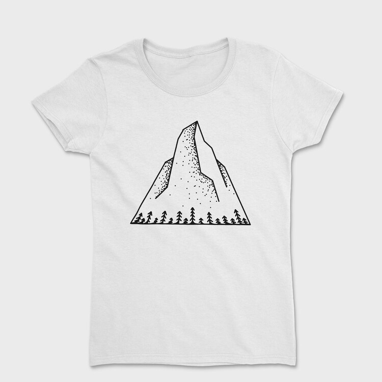 Tricou Femei, Geometric Landscape 1