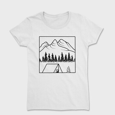 Geometric Landscape 10, Tricou Femei